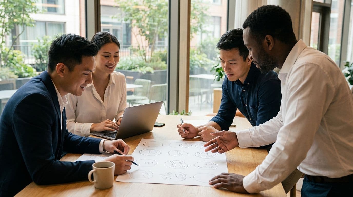 30 Circles Challenge: a fast creativity team building activity