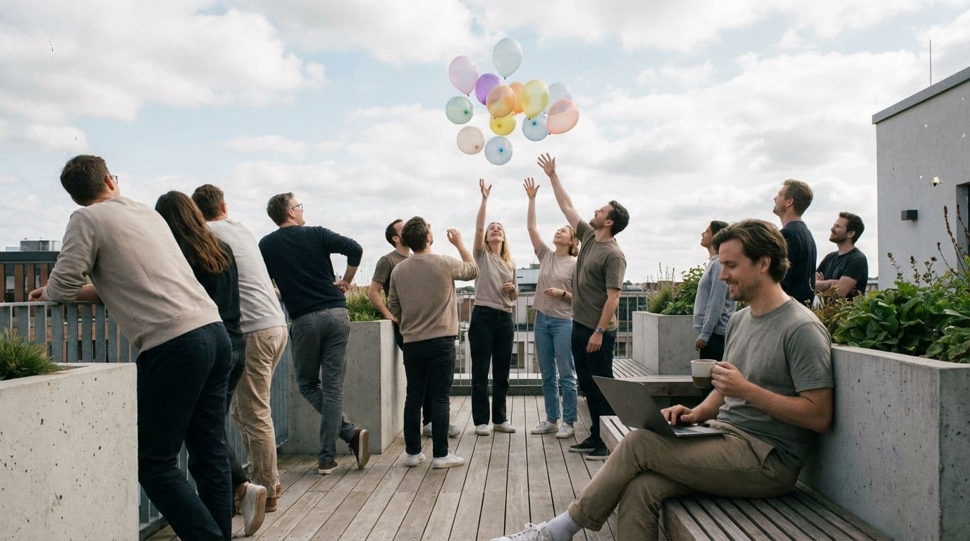Balloon Keep-Up: a physical team building activity for instant collaboration