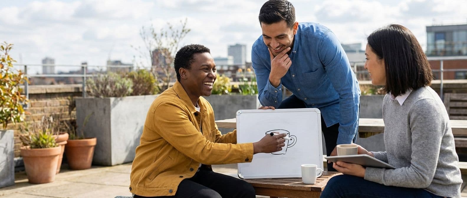 Quick Draw Guess: a fast team building activity for creativity and visual communication