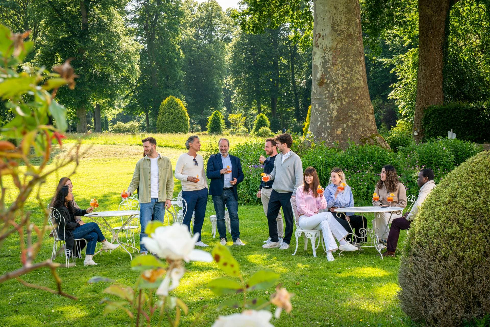 Domaine entourées par la nature, symbolisant l'organisation d'un séminaire au vert.