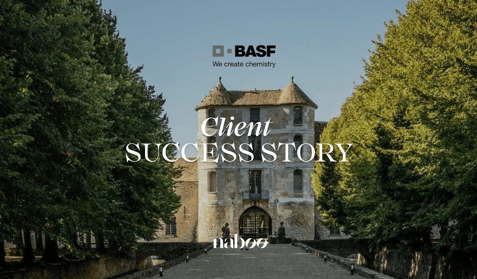 A historic stone château, ideal for a corporate event venue or executive offsite, surrounded by trees.
