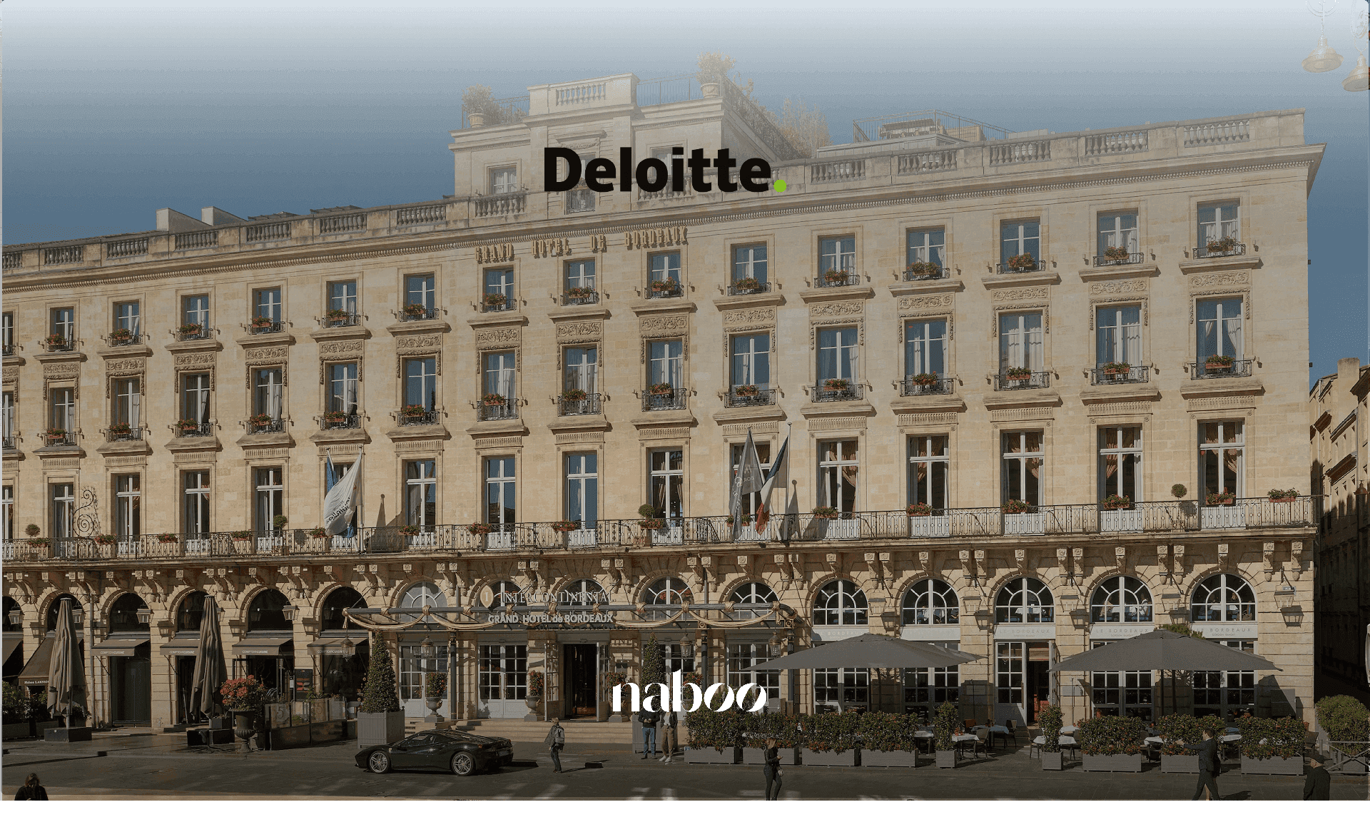 The historic InterContinental Grand Hotel de Bordeaux, a luxurious corporate event venue in Bordeaux, France.