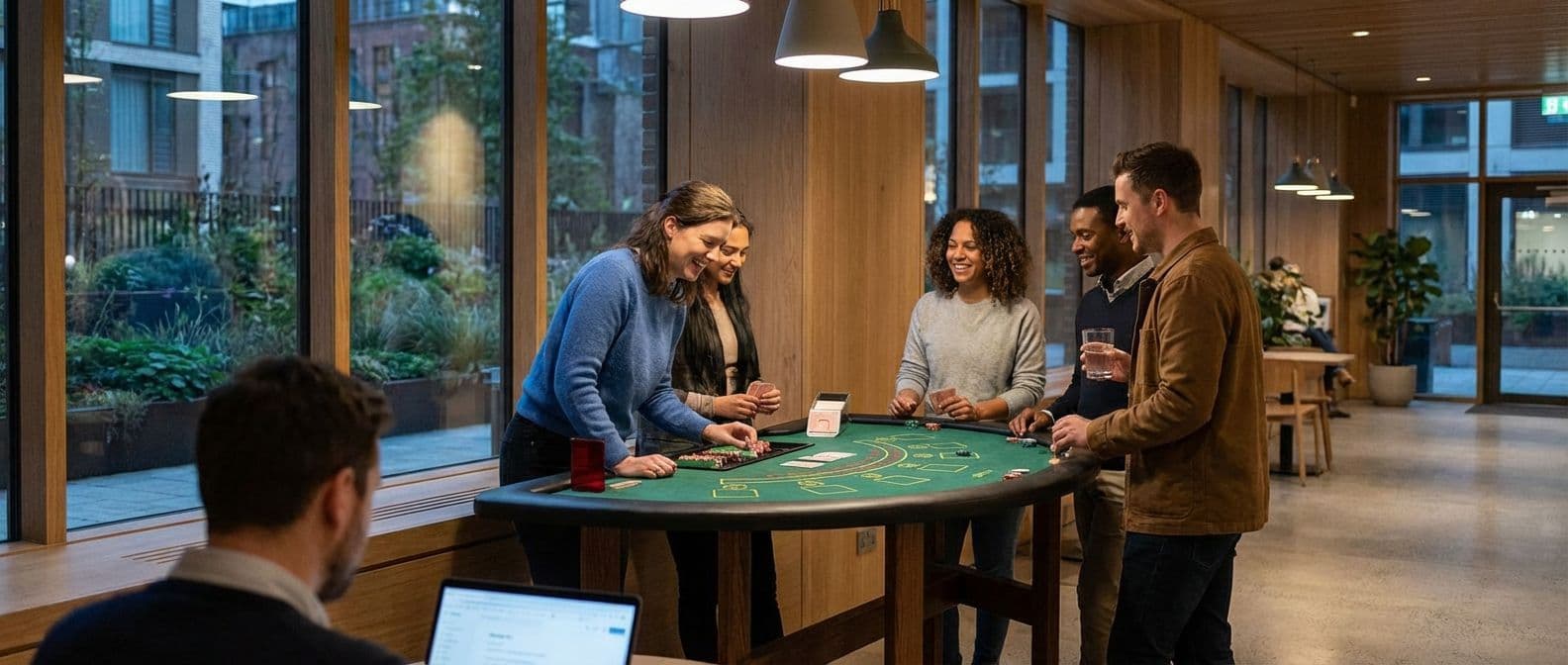 Casino Night: a high-energy team building activity for social connection and friendly competition