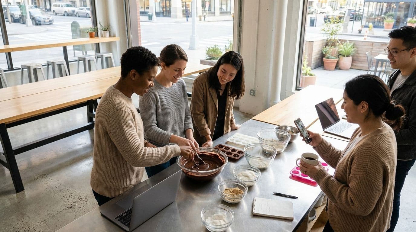 Chocolate Making Workshop: a delicious team building activity for creativity and collaboration