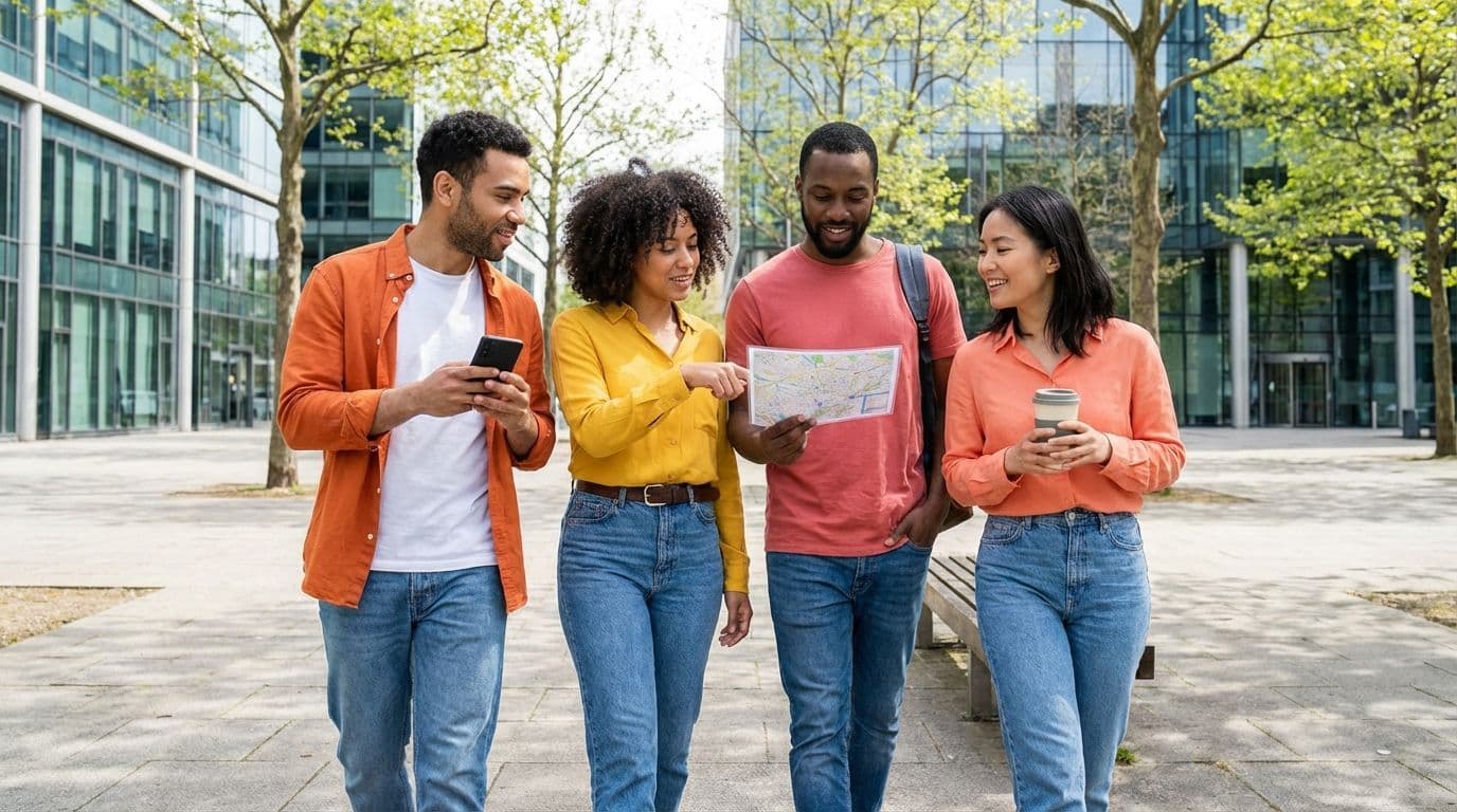 City Treasure Hunt: an exploratory team building activity that combines puzzles and urban adventure