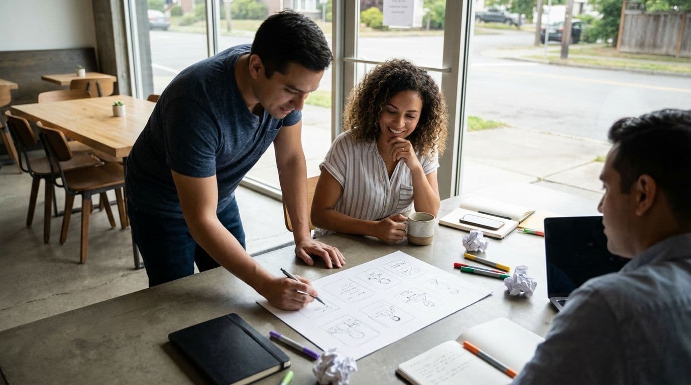 Crazy 8s Sketching: a team building activity for rapid idea exploration