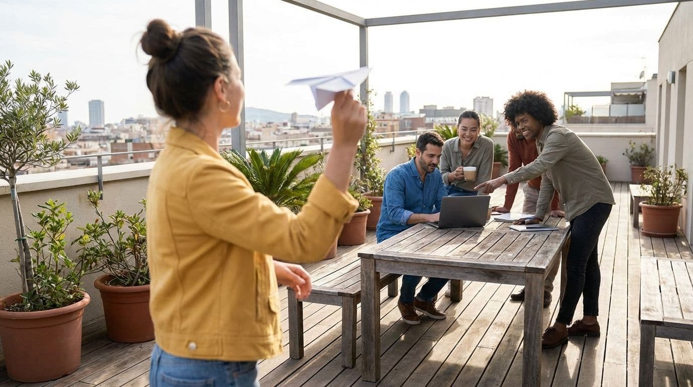 Desafío del avión de papel: una actividad práctica de trabajo en equipo para fomentar la creatividad y la iteración