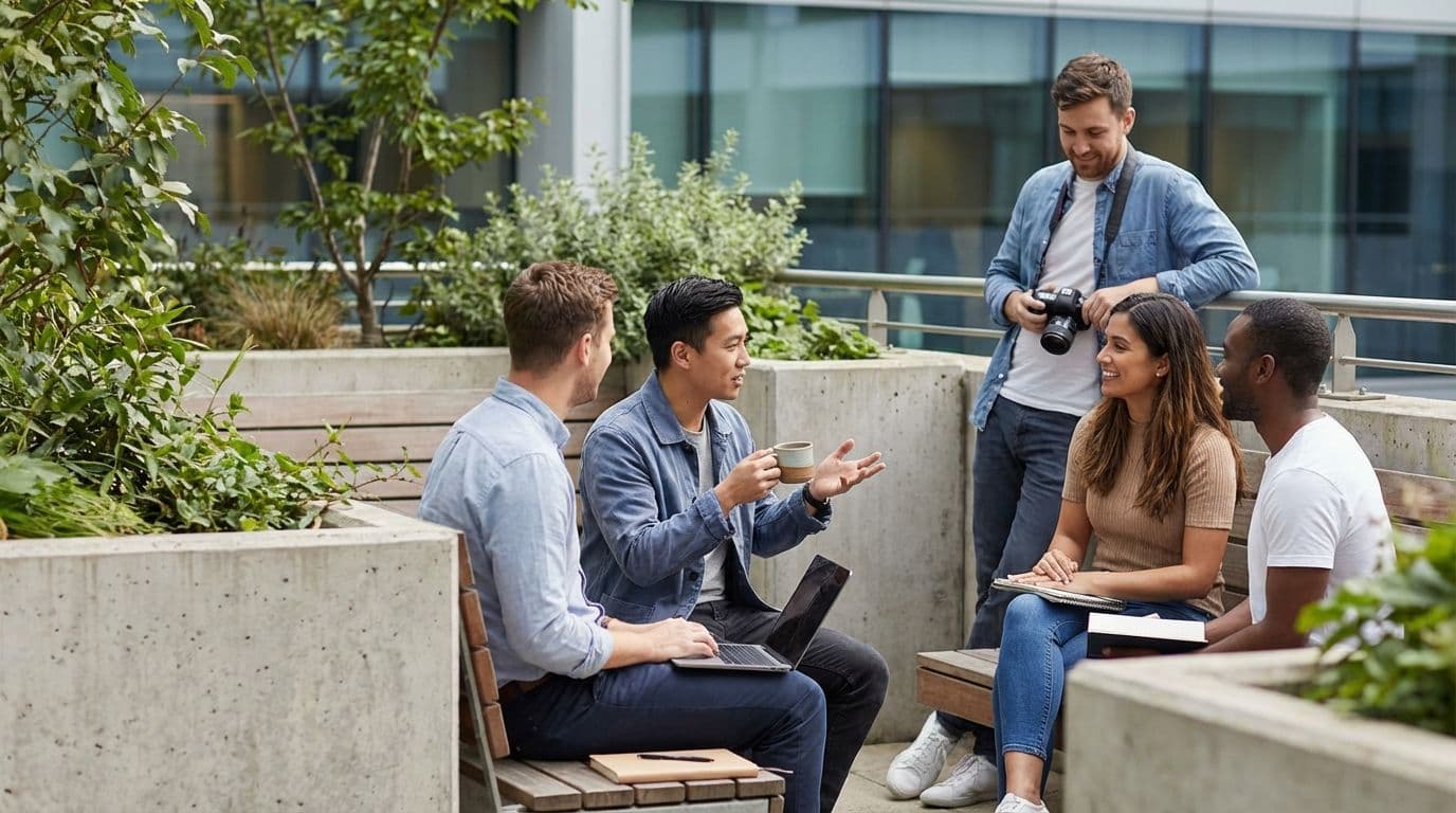 Desk Object Story: a spontaneous team building activity for work habits and connection