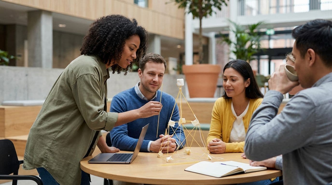 The Marshmallow Challenge: a team building activity for prototyping fast