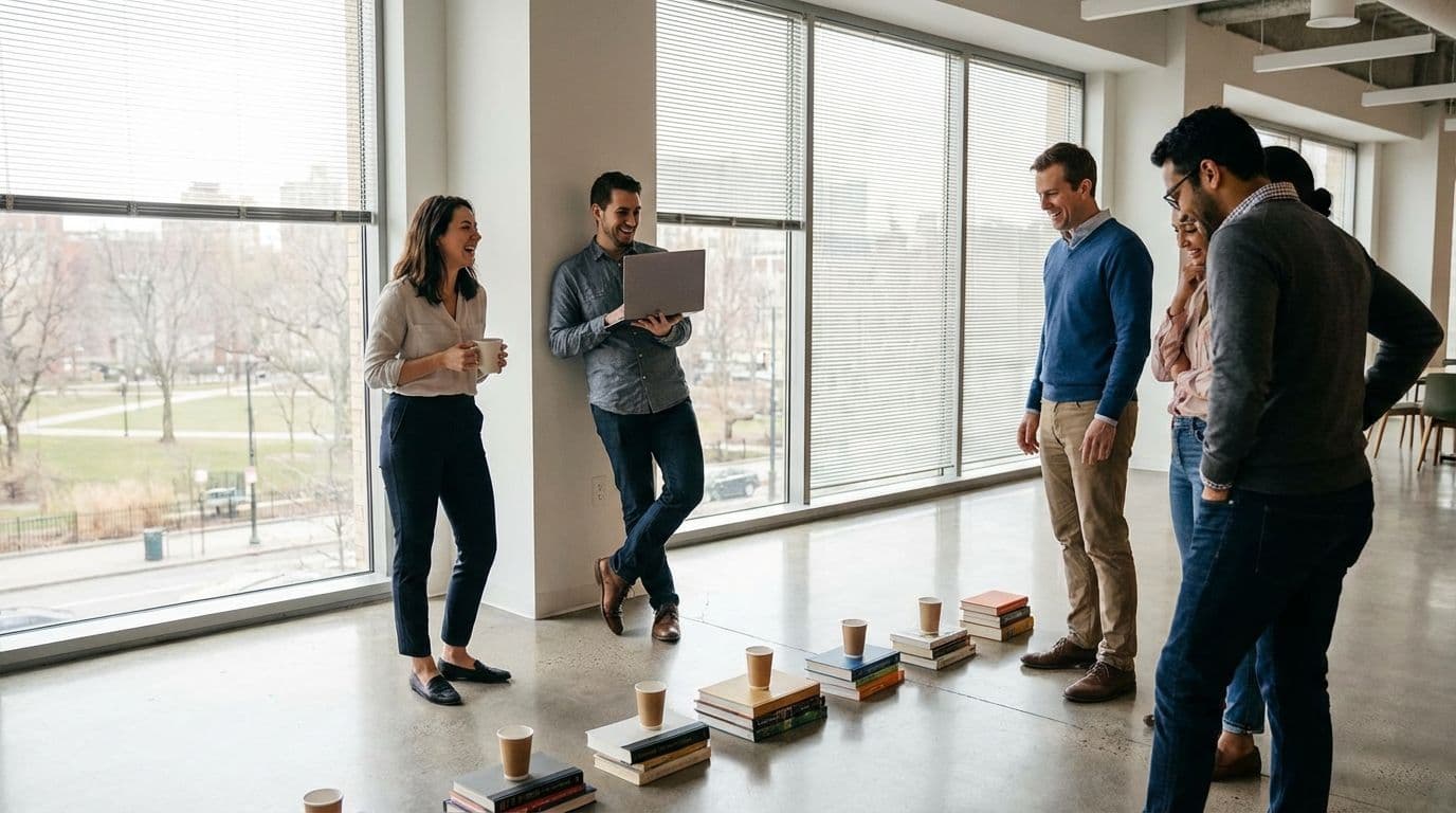 Office Olympics: an indoor team building activity to boost energy and team spirit