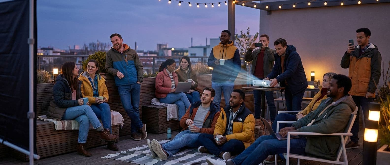 Soirée cinéma en plein air : une activité de team building détendue qui crée des souvenirs partagés