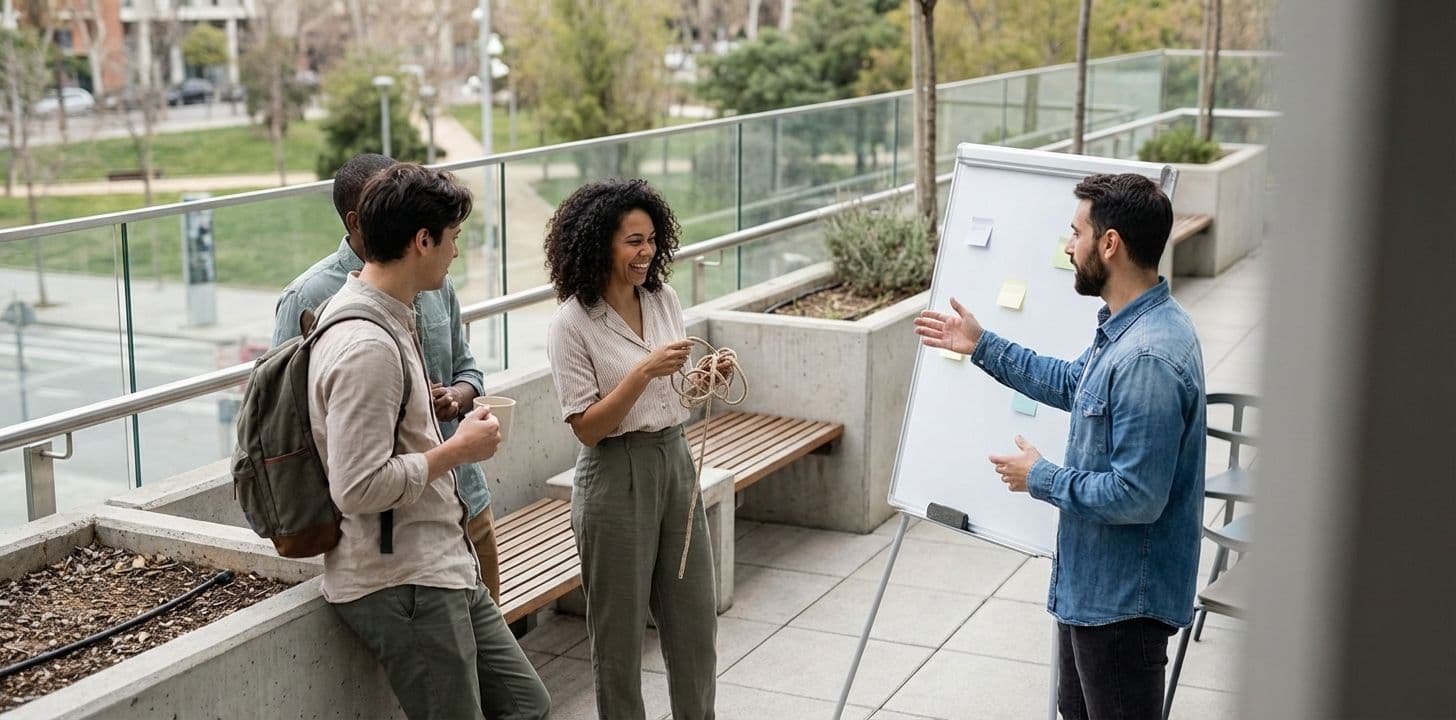 The Constraint Challenge: a team building activity to train adaptability under change