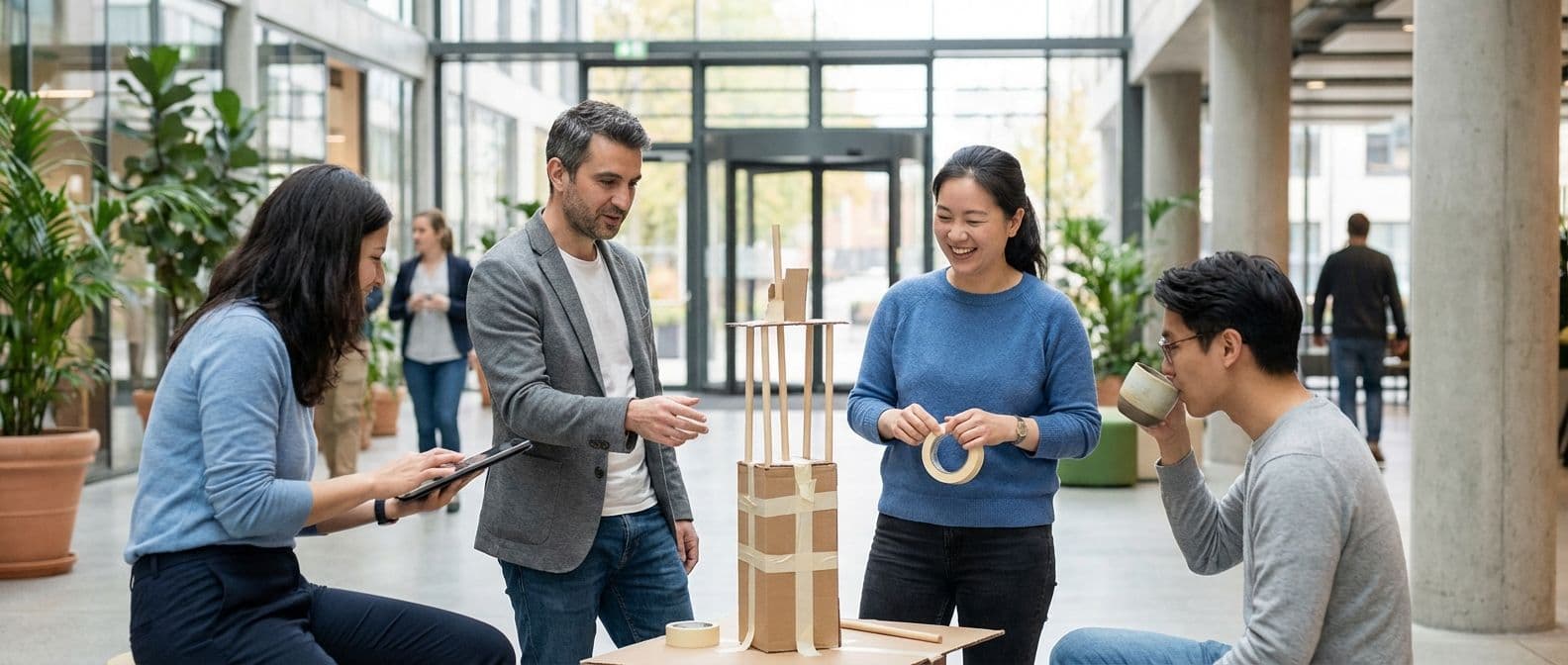 La Torre de Restricciones: una actividad de trabajo en equipo para la adaptabilidad al cambio